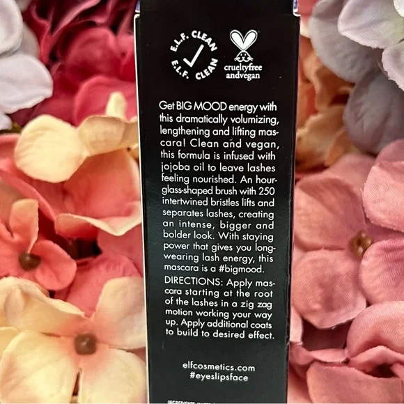 e.l.f. Cosmetics Big Mood Mega Volume & Lifting Mascara - Black - Picture 10 of 10